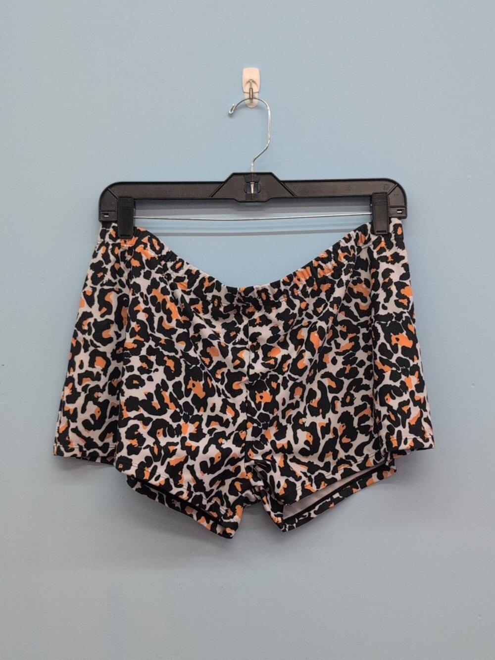 Meet.Curve Women's Leopard Print Swimsuits Boy Shorts Size 2XL Multi NWT